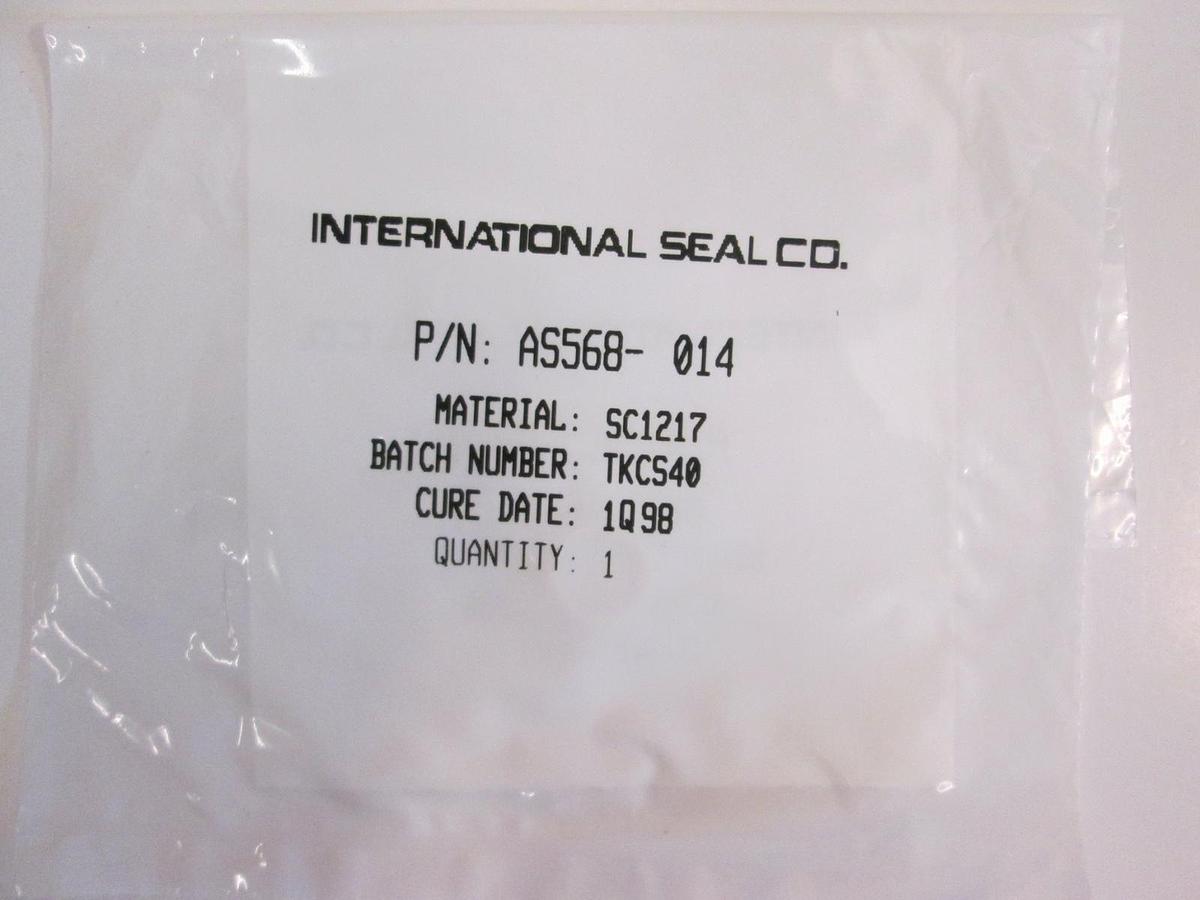 Used International Seal Co, AS568-014, White, SC1217, O-Ring Lot of 35