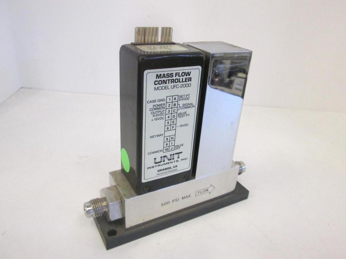 Used Unit Instruments, UFC-2000, Mass Flow Controller, 15 SLM, 02, Used