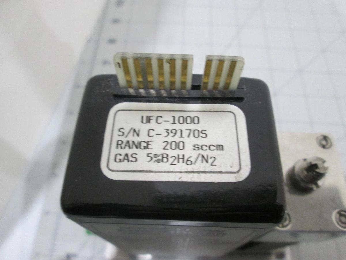 Used Unit, UFC-1000, Mass Flow Controller, 5%B2H6/N2, 200 SCCM, Used