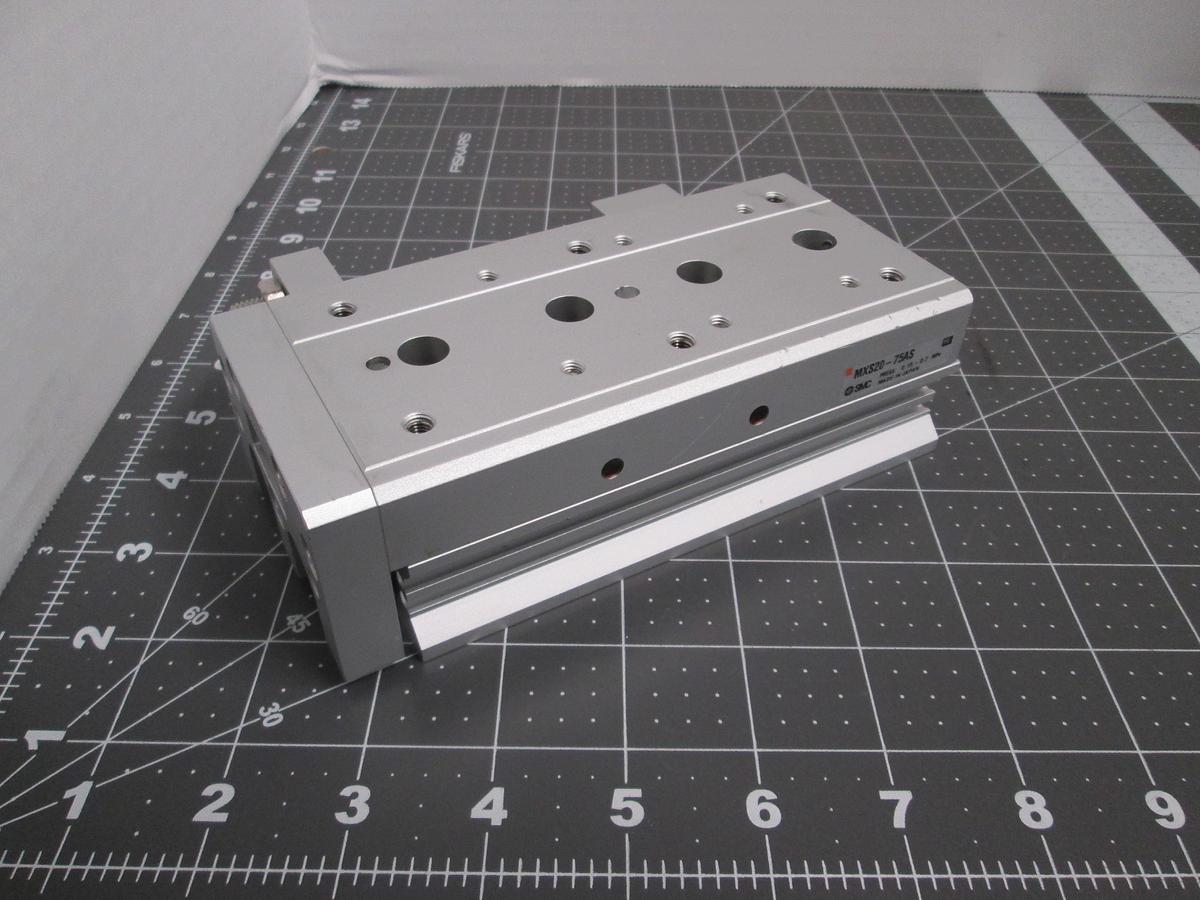 Used SMC MXS20-75AS Precision Air Slide Table