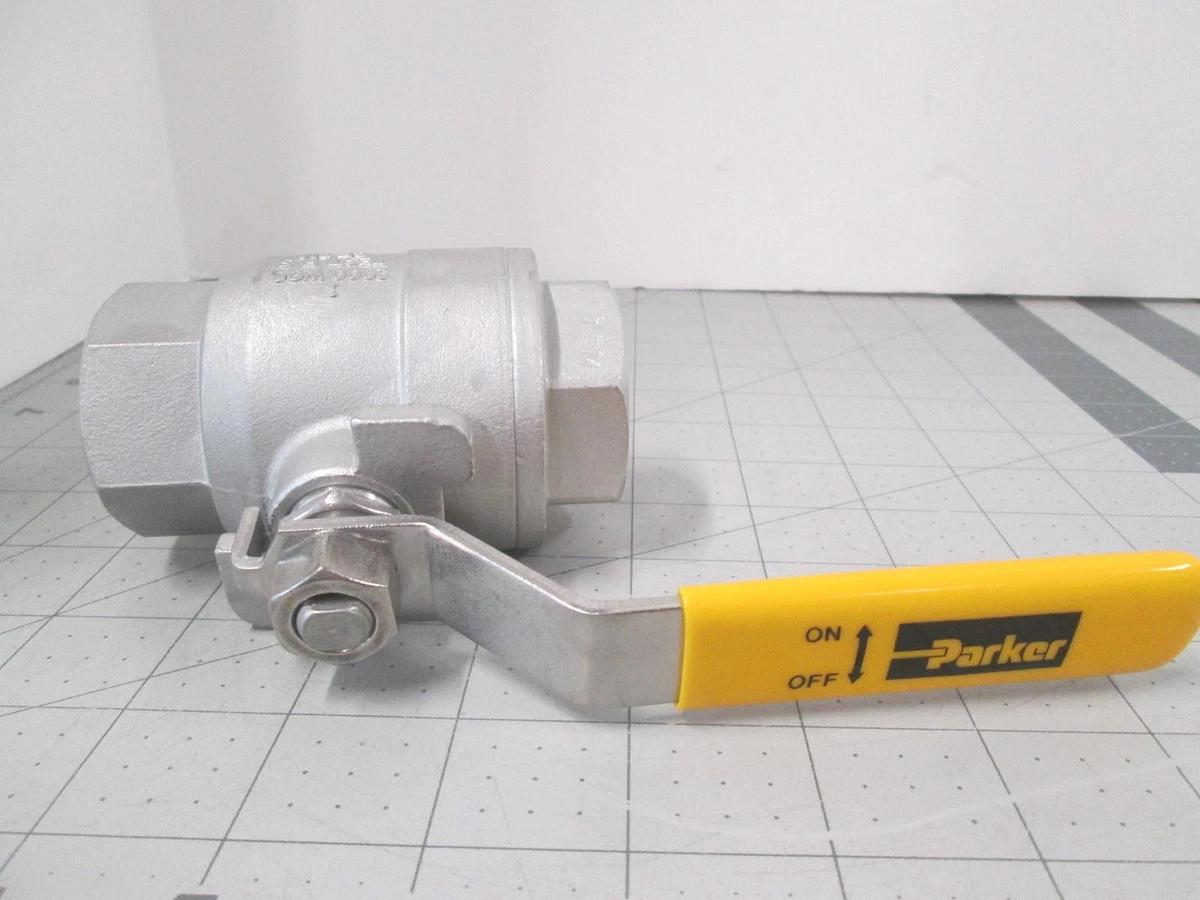 Parker, 2000 WOG, CF8M, 2" Manual Handle Valve, New