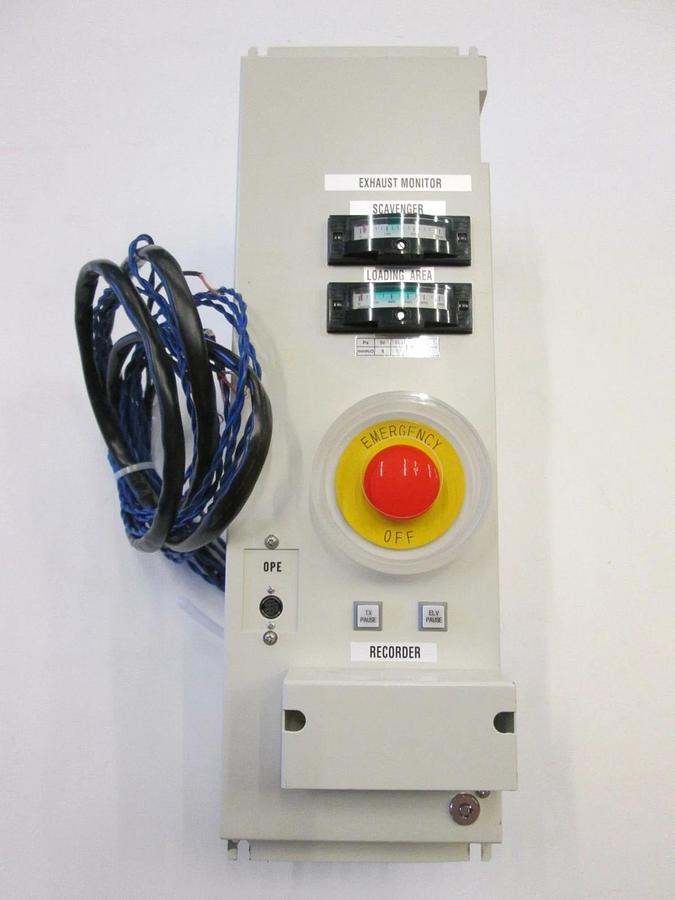 Used Tokyo Electron Limited TEL Emergency Shut Off and Exhaust Monitor