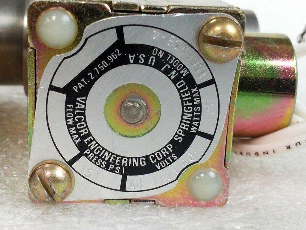 Valcor 15C89C8-4 Solenoid Valve, Lot of 2, New Without Box