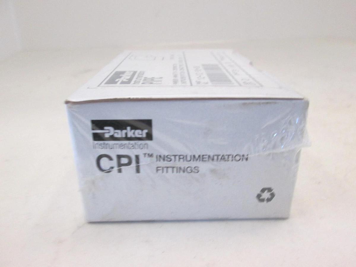 Parker, 12-12 FE-SS, Female Elbow Pipe Fitting Box of 2, New, Original Packaging