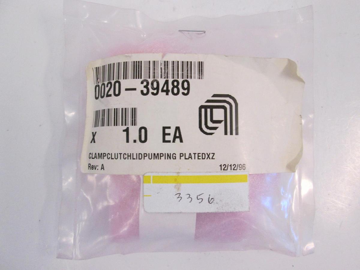Used AMAT Clamp Clutch Lid Pumping Plate, 0020-39489, New