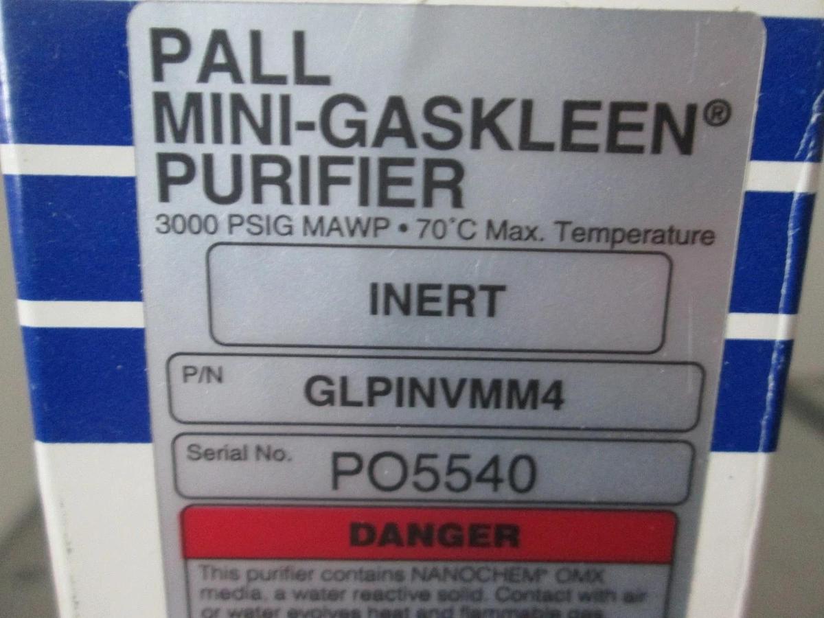 Pall, GLPINVMM4, Mini-Gaskleen Purifier, 3000 PSIG MAWP, Inert, New