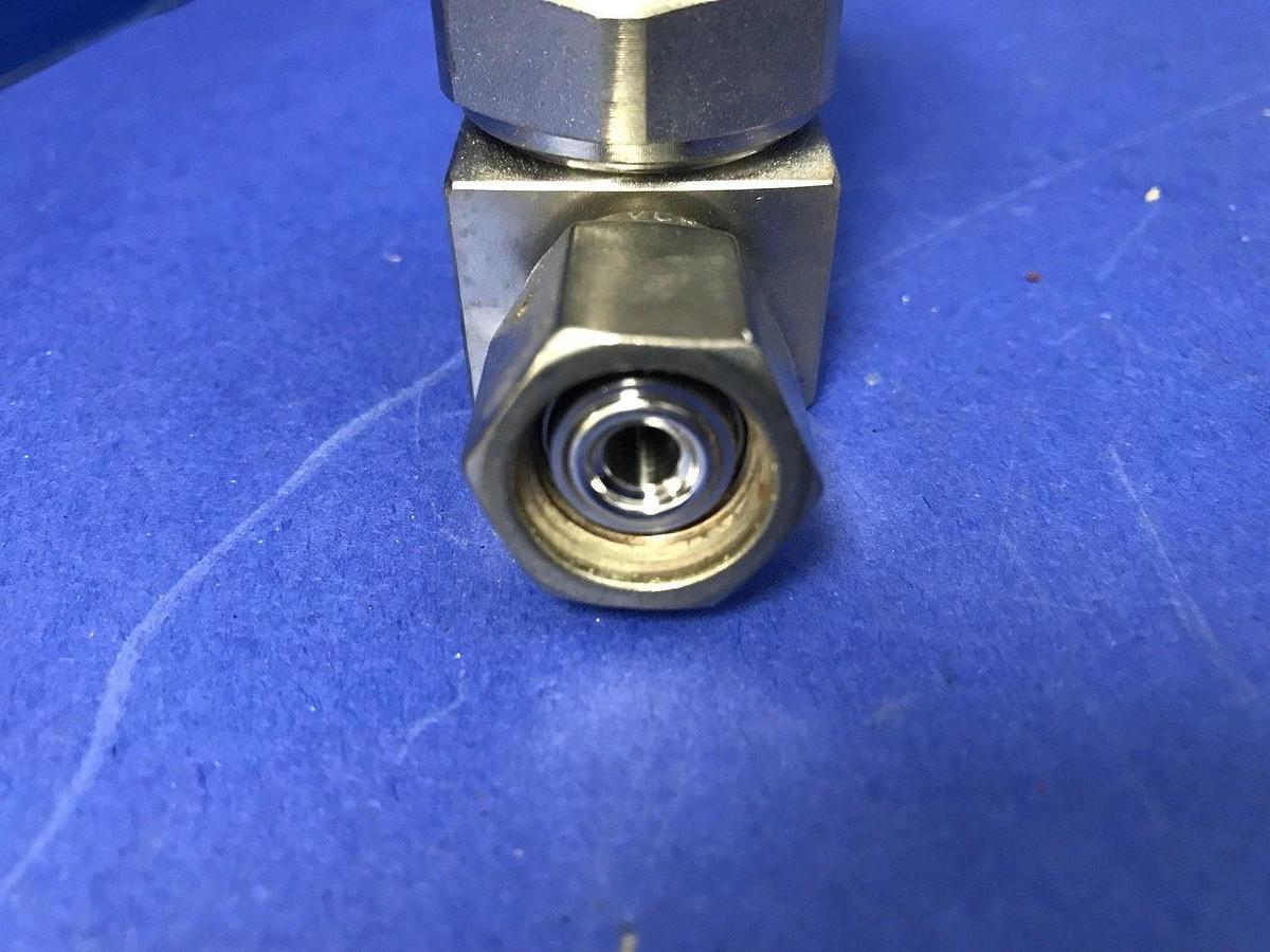Used Nupro 6LV-DAFR4-P 1/4 Turn Valve, 1/4" FVCR/FVCR, Lot of 2 Used