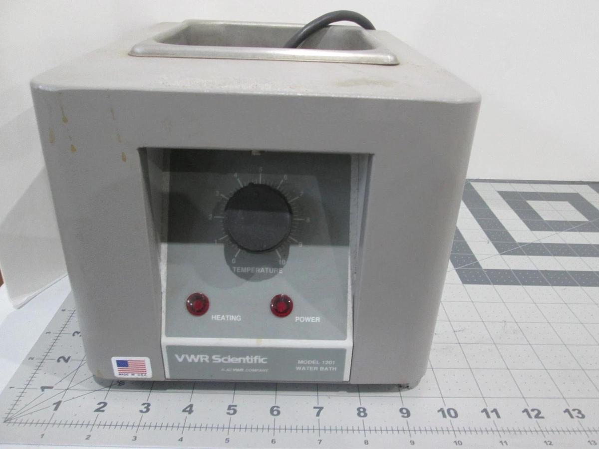 Used VWR Scientific, Model 1201, Shel-Lab Water Bath, 120V, Single Phase, No Lid, Use