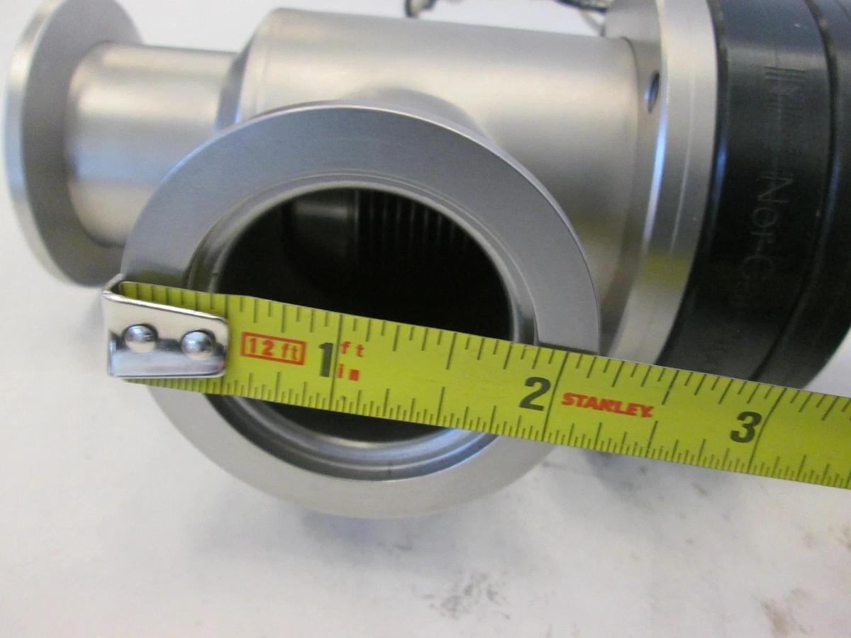 Used Nor-Cal, Model: 3870-01365, High Vacuum Angle Bellows Valve w/ Solenoid, Used