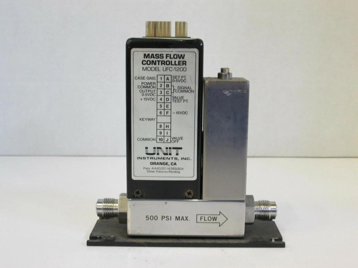 Used Unit UFC-1200 Mass Flow Controller, Gas- H2, Range- 20 SLPM, Used