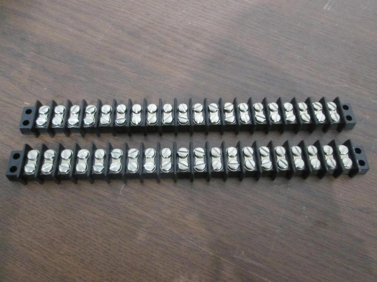 Used Cinch, 20 Position Terminal Block, Used, Lot of 2