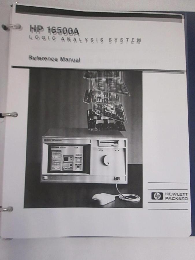 Used HP 16500A Logic Analysis Systems Reference Manual, Used