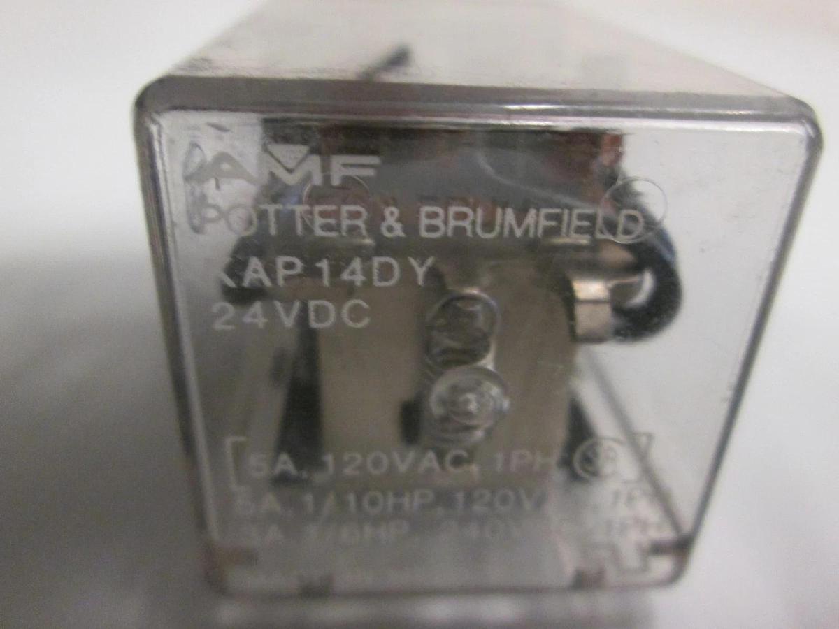 Used Potter & Brumfield, KAP14DY, 24VDC Relay, Used