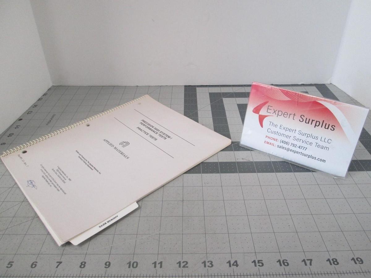Used AMAT, Precision 5000 System, Performance Tests and Practice Tests, Used