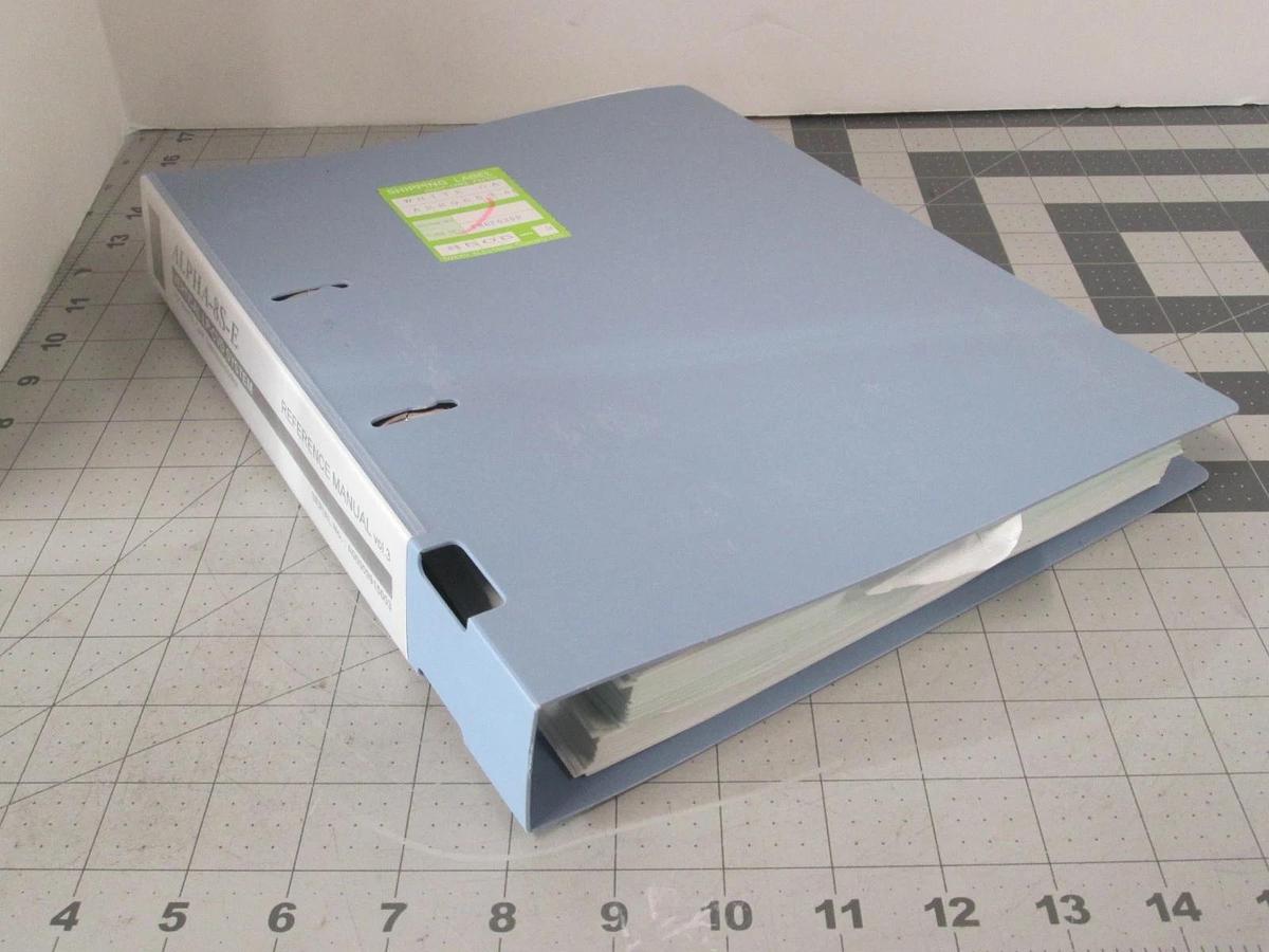 Used TEL Tokyo, ALPHA-8S, Reference Manual VOL. 3, Used