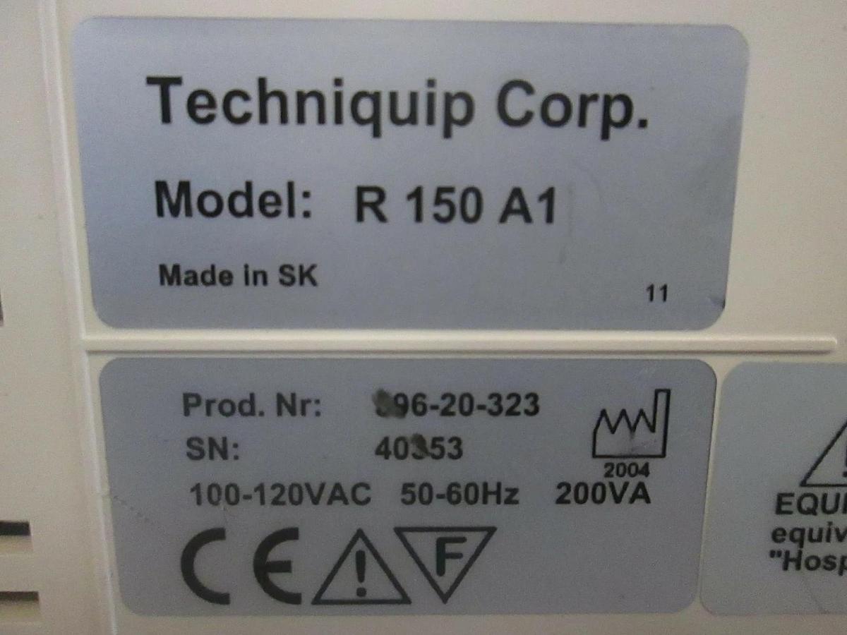 Used Techniquip, Regulated Fiber Optic Illuminator, R 150 A1, 596-20-323, Used