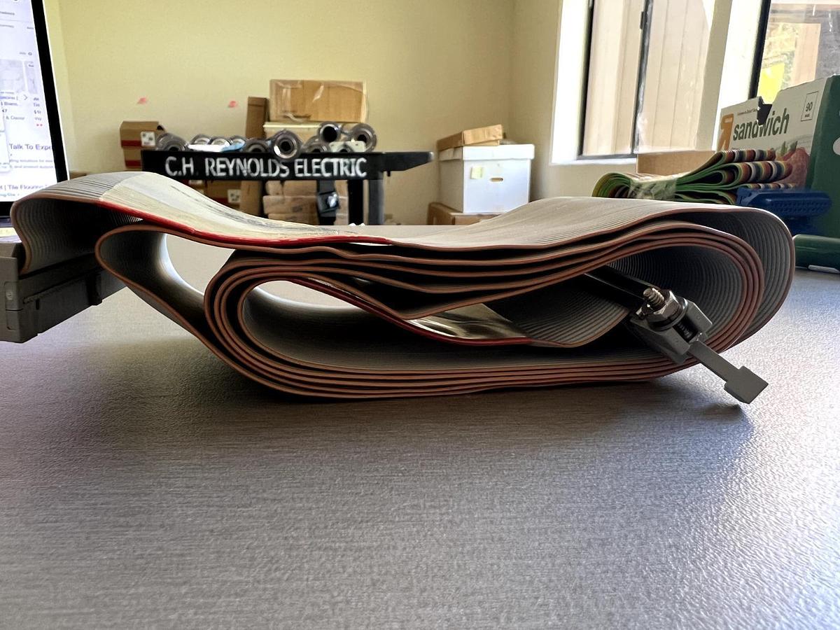 Used SVG VTR Ribbon Cable P/N 601348-01 ASSY HRNS, DWR STATUS 50 PINS, Used