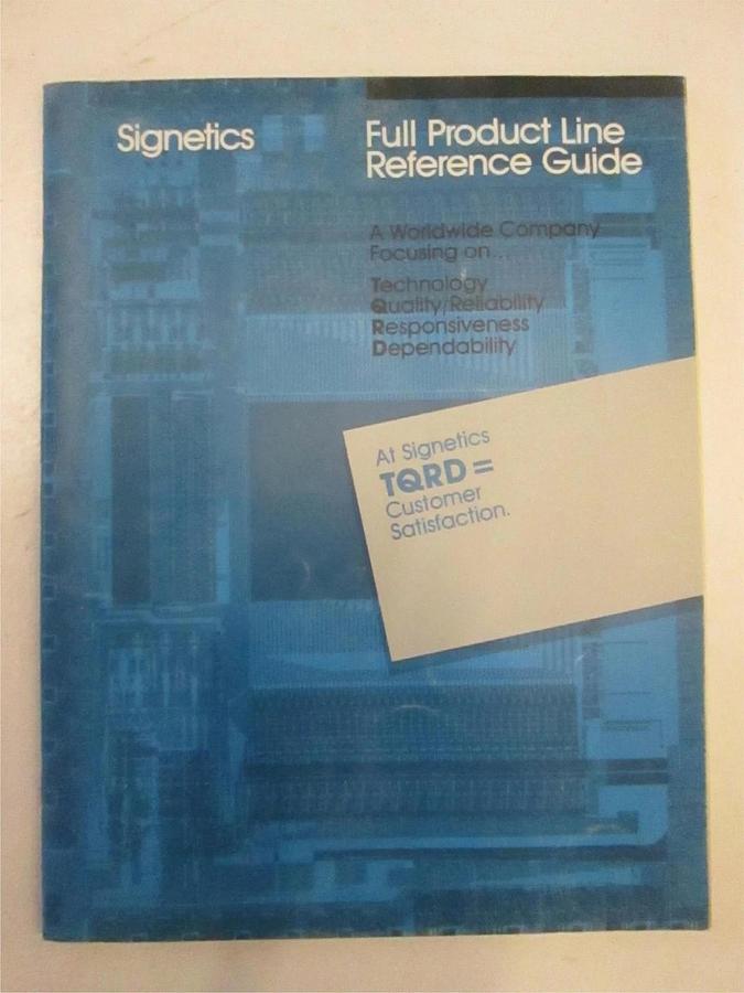 Used Signetics Full Product Line Reference Guide, Used