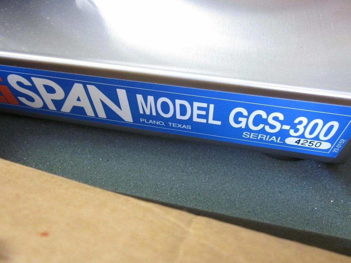 Used Span GCS-300 Gas Cylinder Scale, 60LBS, Stainless Steel, NIB Semi Gas