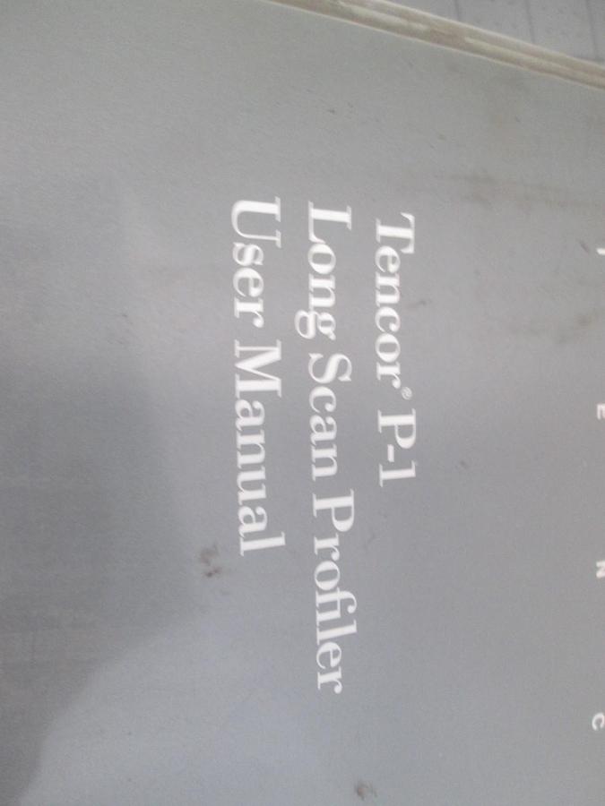 Used Tencor, P-1 Long Scan Profiler, User Manual, Used