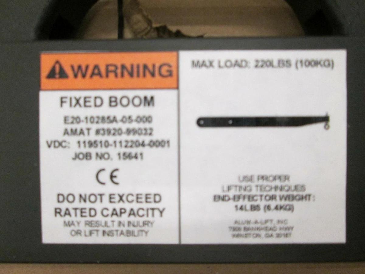 Used AMAT Fixed Boom 3920-99022, applied materials cleanroom lifting arm