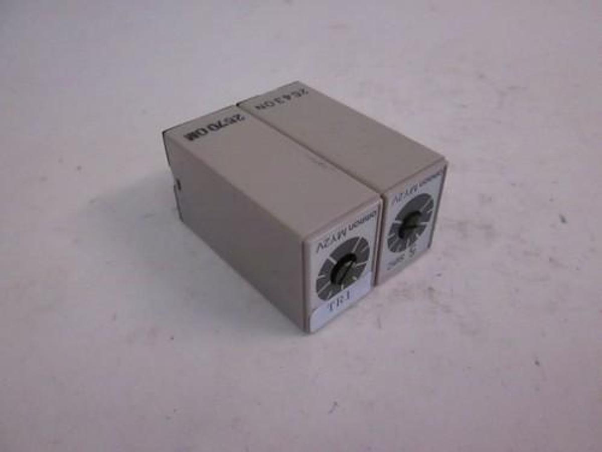 Used Omron MY2V Timer Source, 5 Seconds, Lot of 2