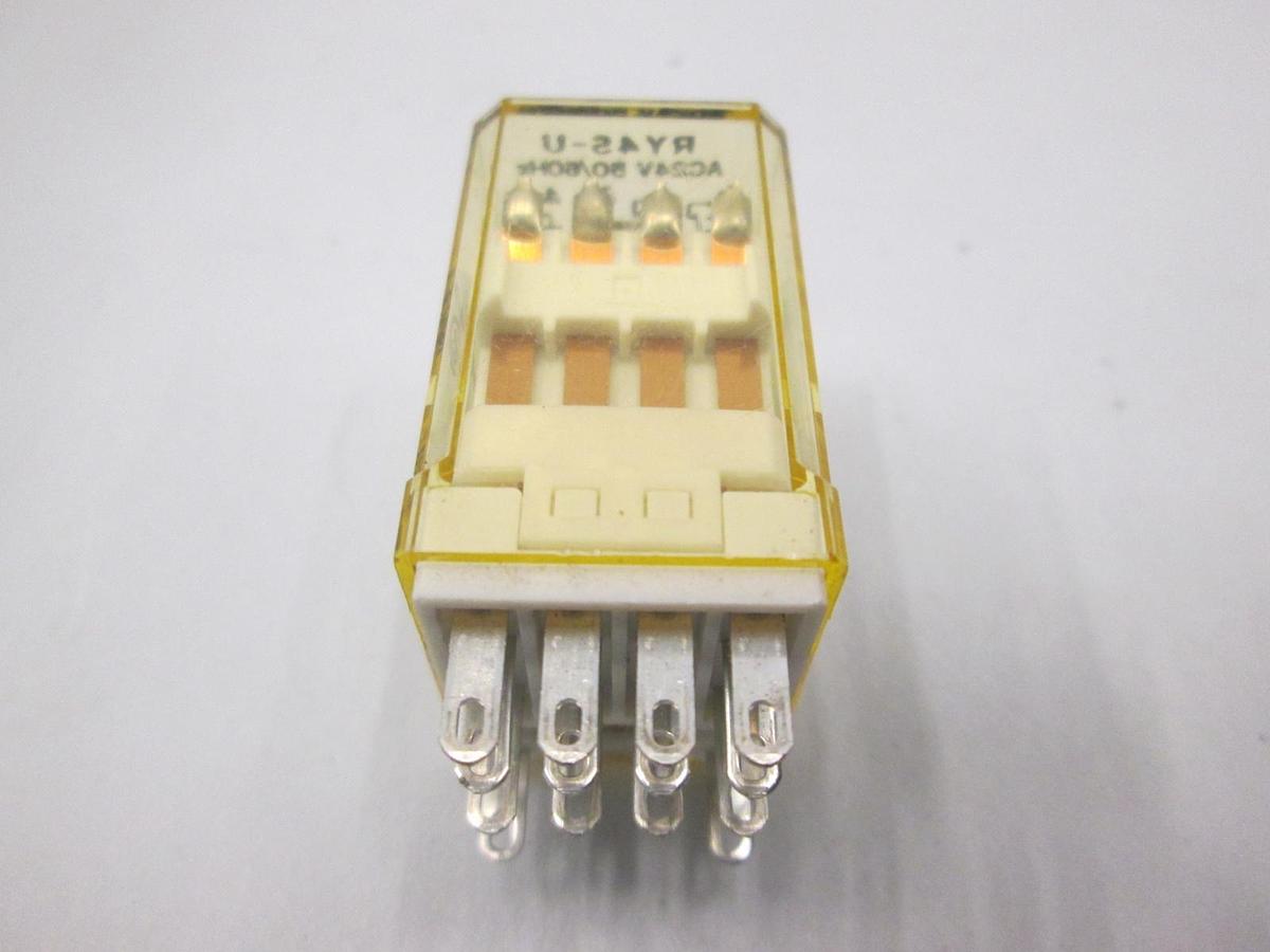 Used Idec, RY4S-U, Relay, AC24V, Used