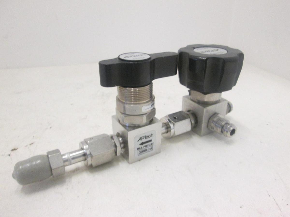 Used APTech, AP3600S Diaphragm Valve Assy w/ AP3625S, Used