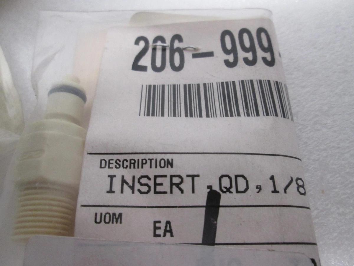 ASML, Insert, QD, 1/8" w/ Shutoff, 206-999-0379, New, Lot of 5
