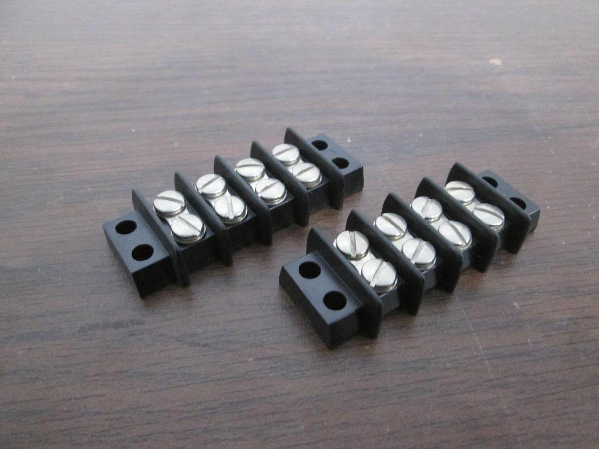 Used Cinch, 4 Position Terminal Block, Used, Lot of 2