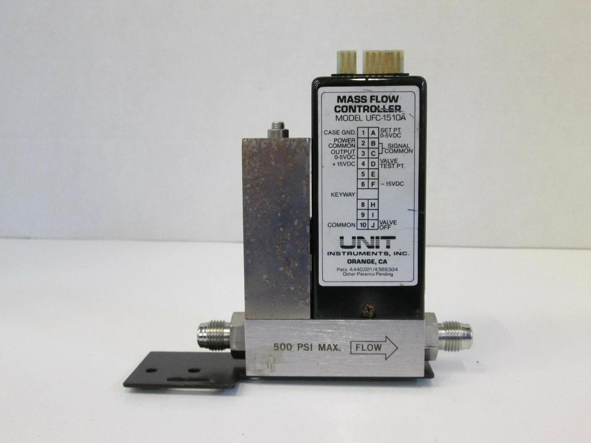 Used Unit UFC-1510A Mass Flow Controller MFC, H2, 15 SLM, 1/4" Male
