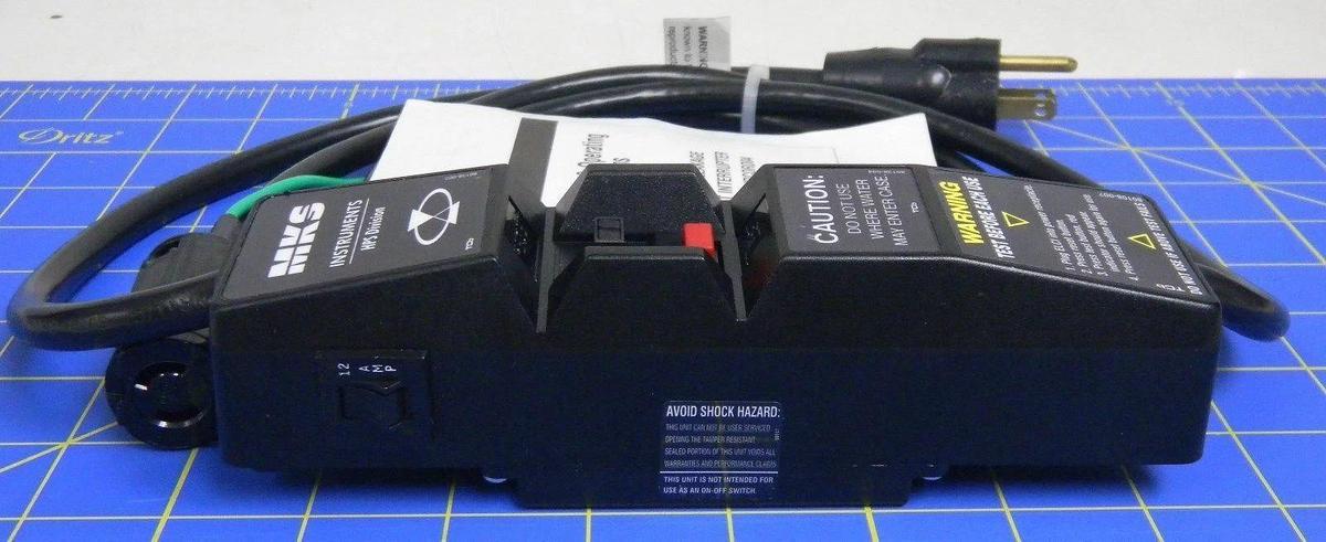 Used MKS 43PWRCORD04 Portable Equipment Leakage Current Interrupter, 6 Ft, 120VAC,12A