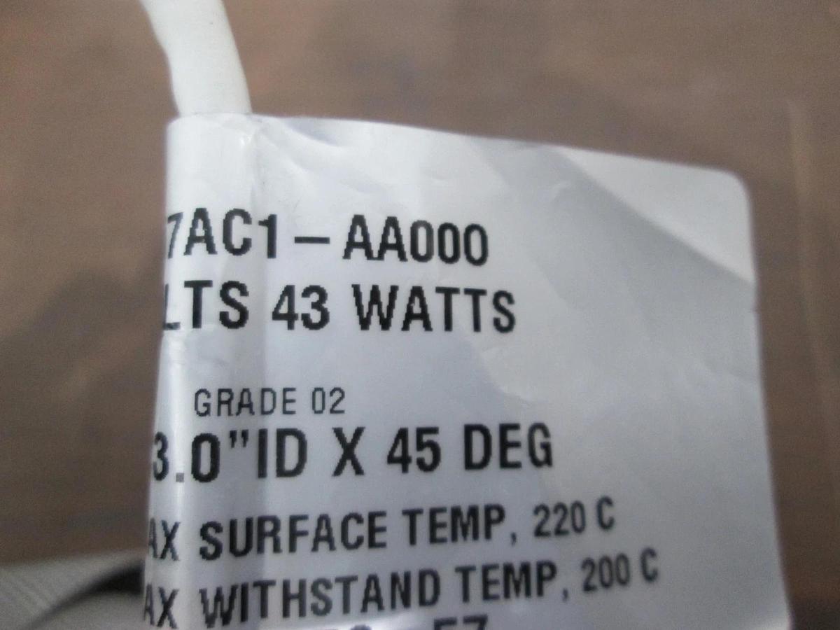 Used Watlow, 04297AC1-AA000, Heater Jacket, 3.0"ID x 45 DEG, Heater Jacket, Used