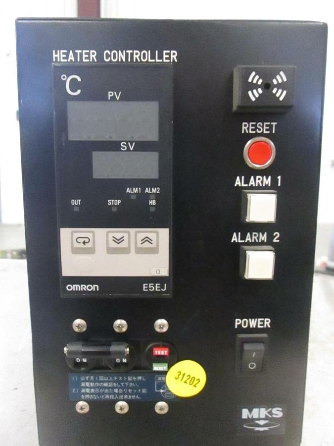 Used MKS HC-1 Heater Controller w/ Omron E5EJ Temperature Controller, Used
