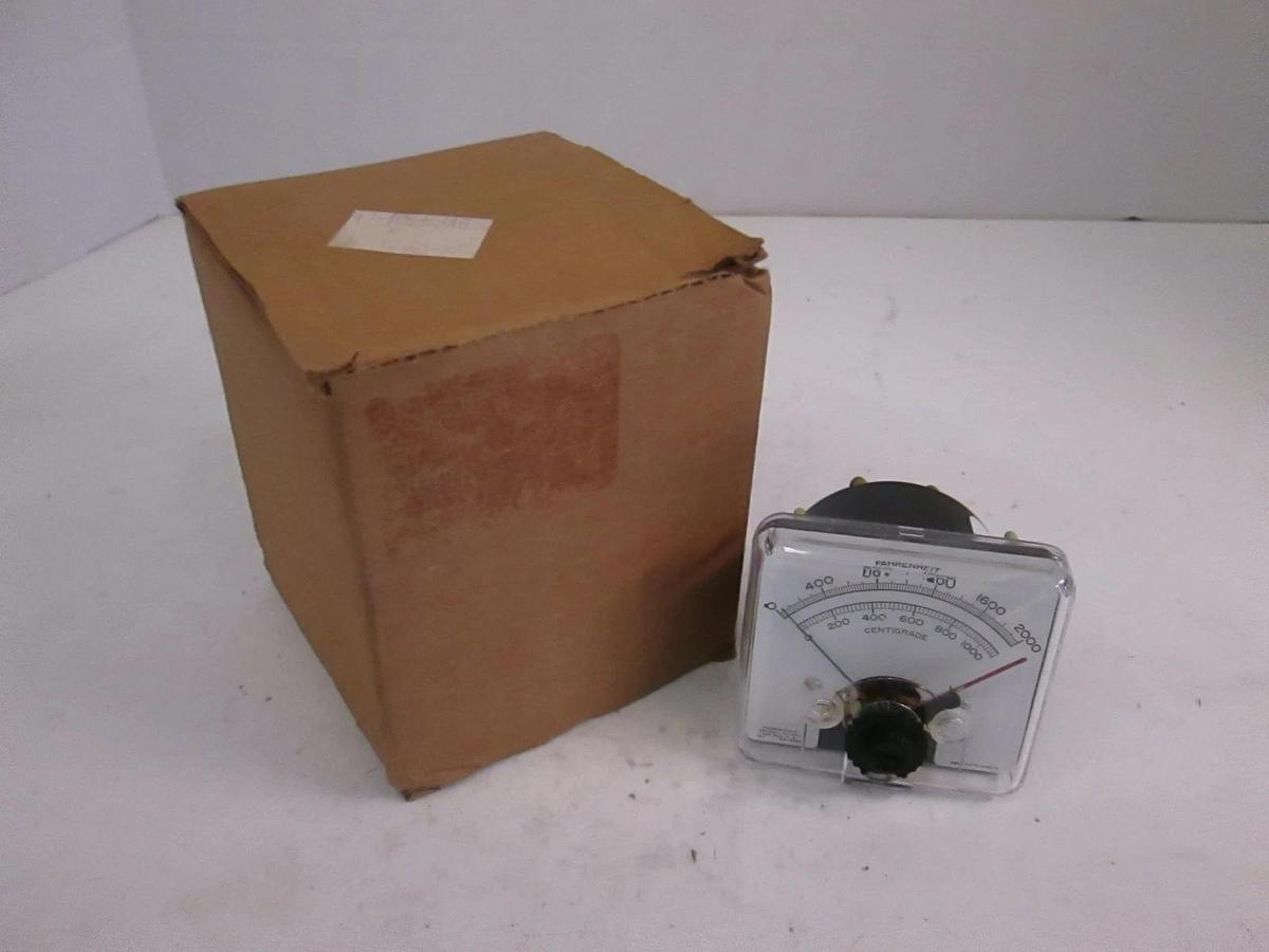 API Shielded Meter 26-8904-2501, 0-2000F, 0-1000C, NIB