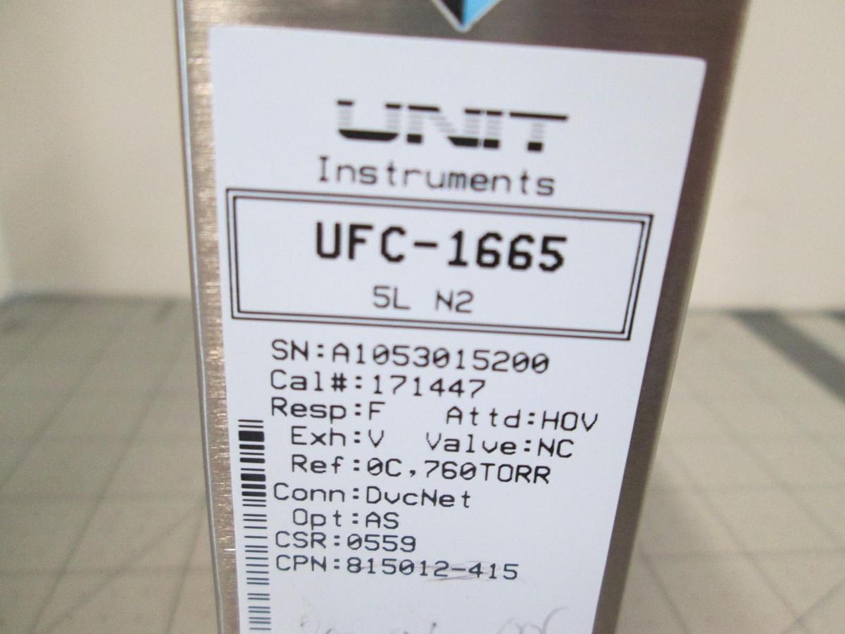 Used Unit, UFC-1665, N2, 5L, Mass Flow Controller, New