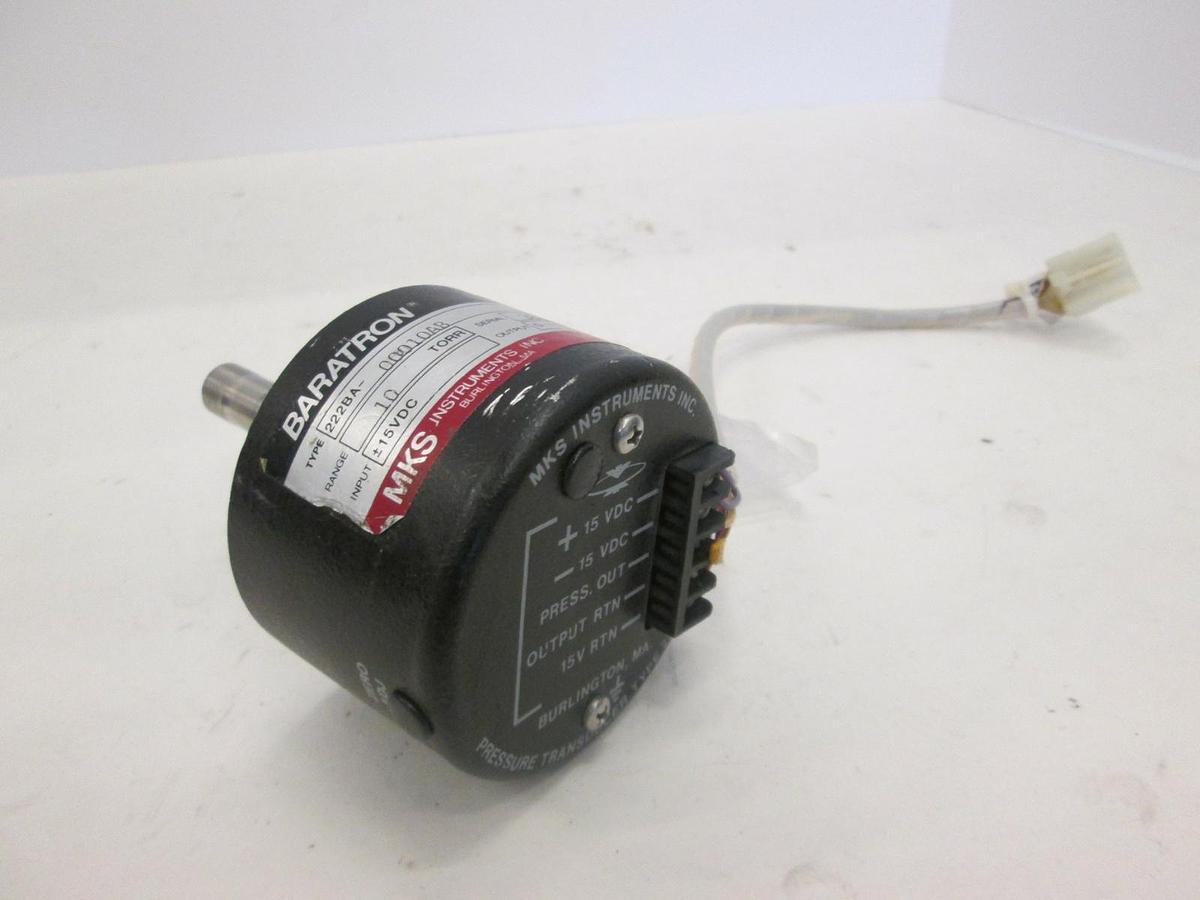 Used MKS, Baratron 10 Torr Pressure Transducer, 222BA-00010AB, Used