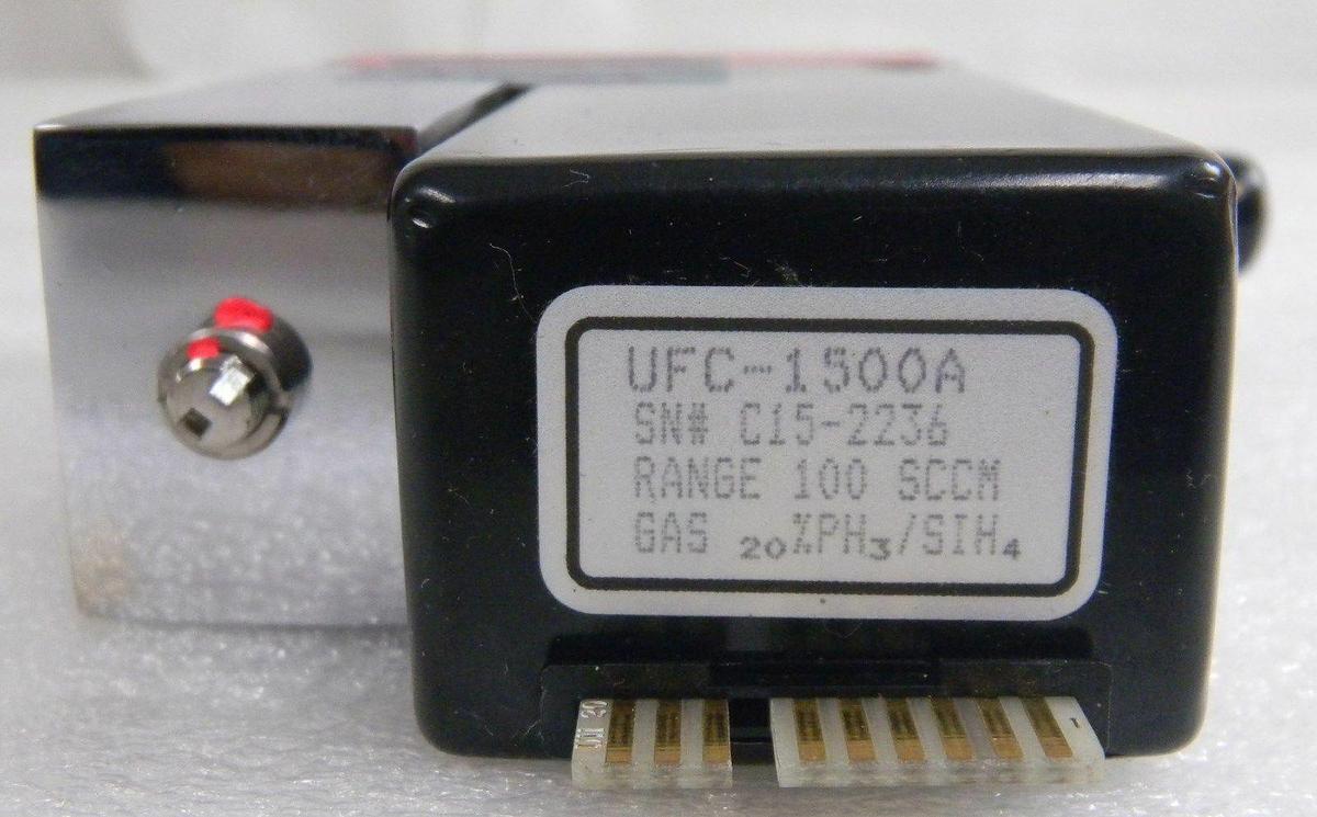 Used Unit UFC-1500A, Mass Flow Controller, Gas- SIH2CL2, Range- 75 SCCM, 1/4" M I/O