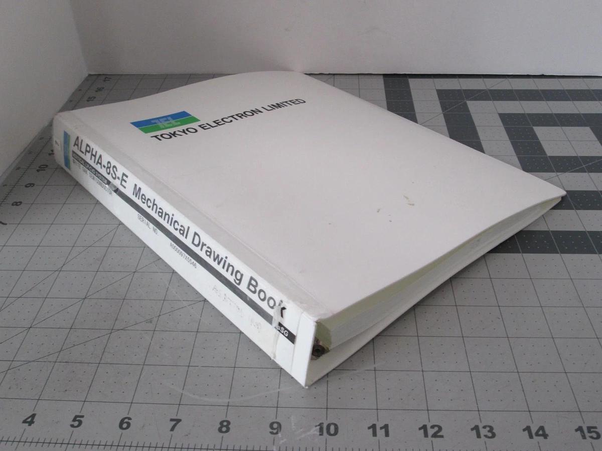 Used TEL Tokyo, ALPHA-8S-E, Mechanical Drawing Book AsSG, Used