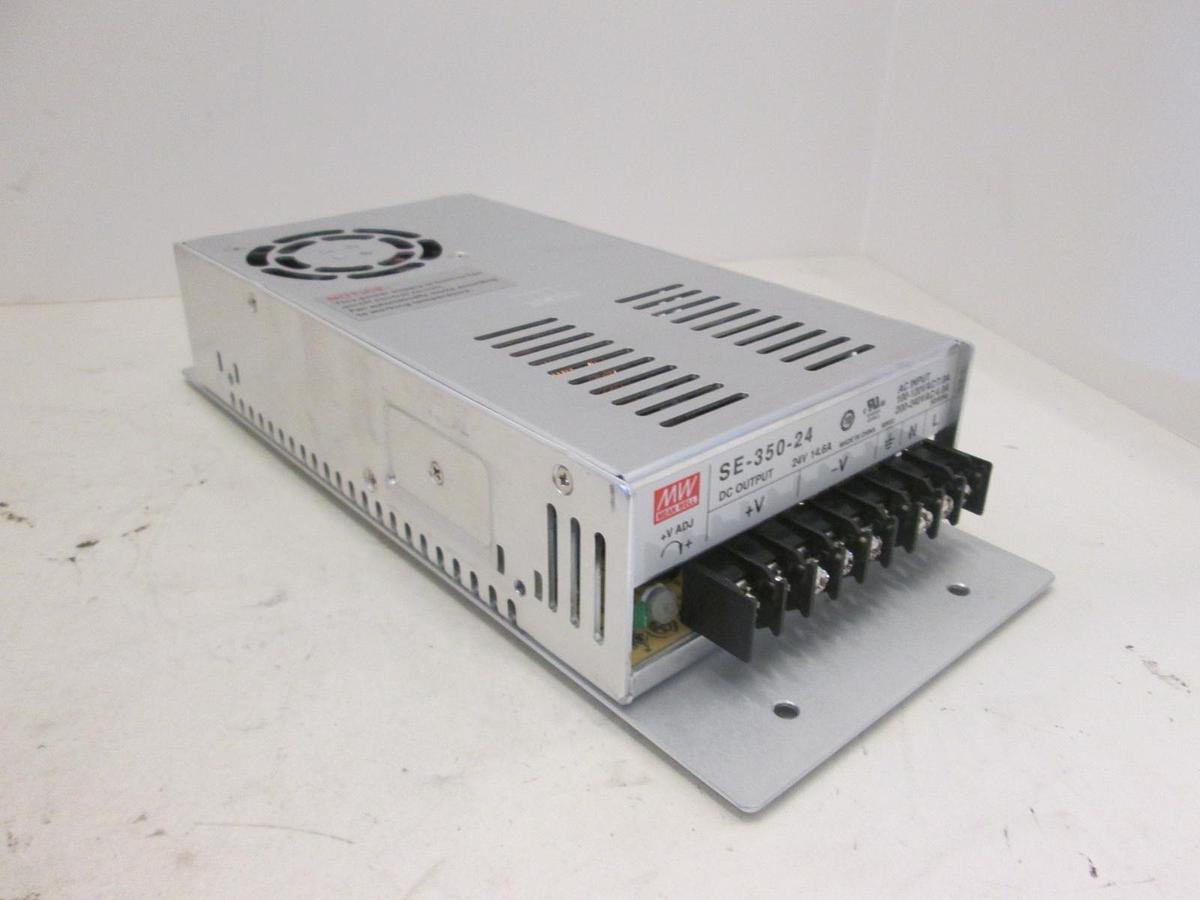 Used Mean Well, SE-350-24, Power Supply, 24V, 14.6A, Used