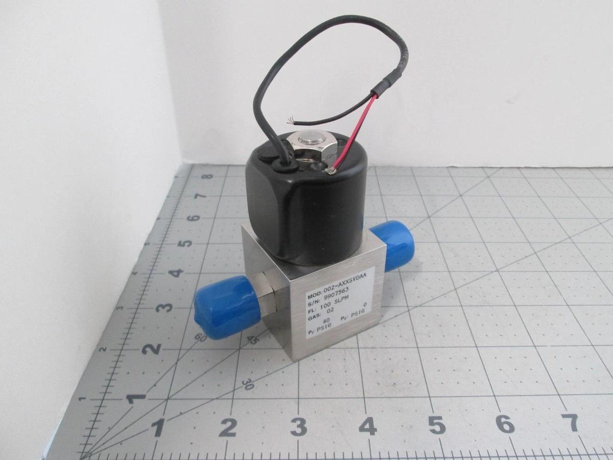 Porter Instruments, 002-AXXSVDAA, Process Control Valve, 100 SLPM, O2, 0-40PSIG