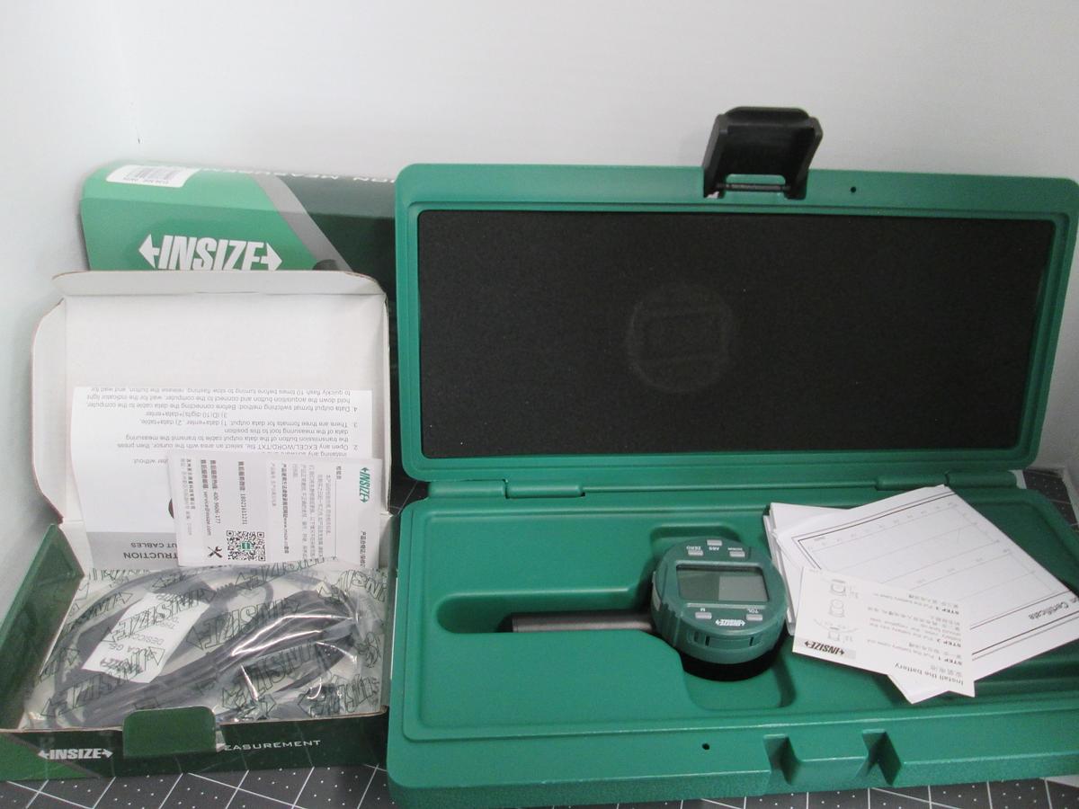 INSIZE,2104-50E, 2" Digital Indicator + 7302-40M, Data Cable New In Box
