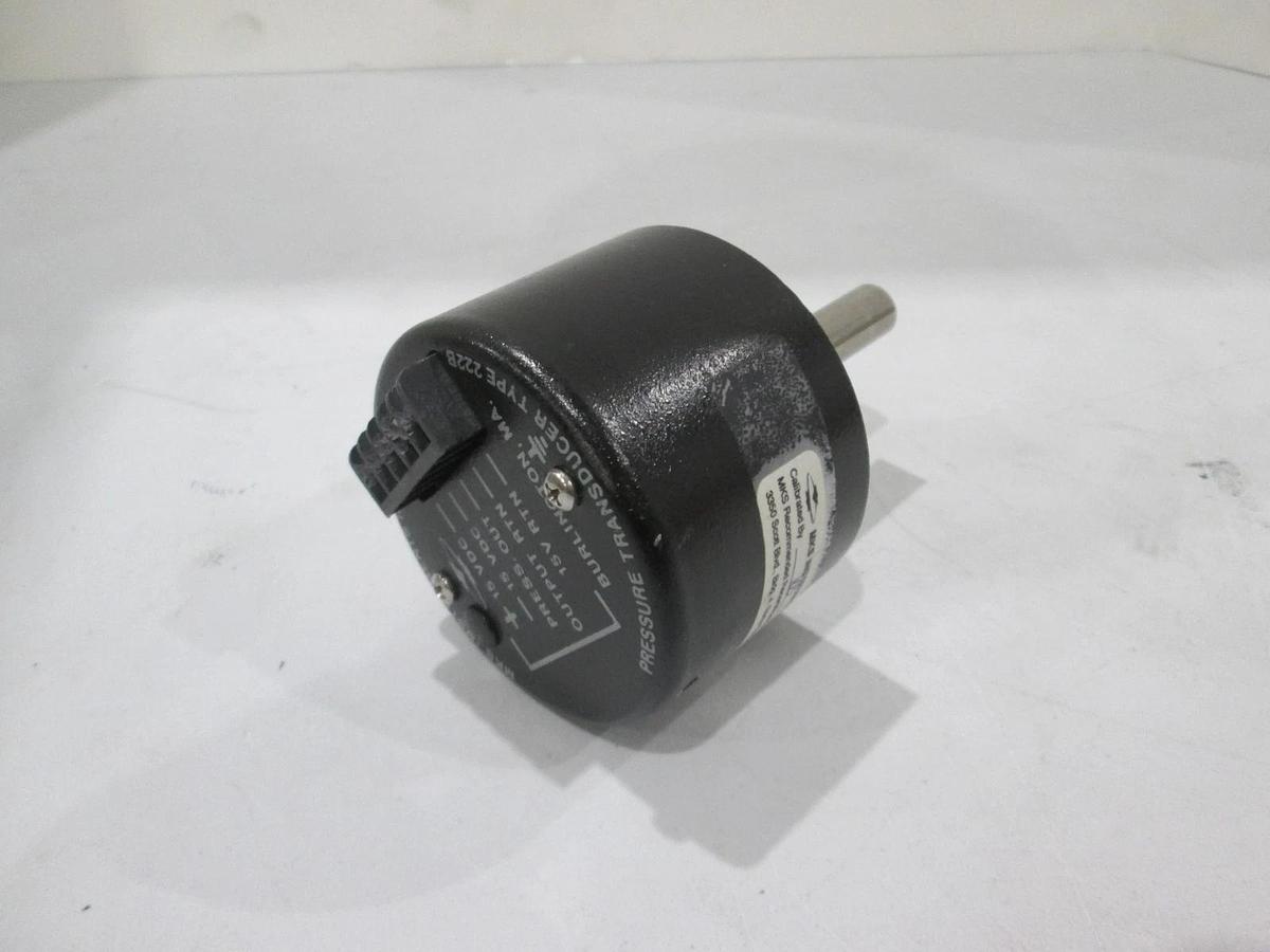 Used MKS Instruments, 222BA-00100AB, Baratron, Pressure Transducer, 100 TORR, Used