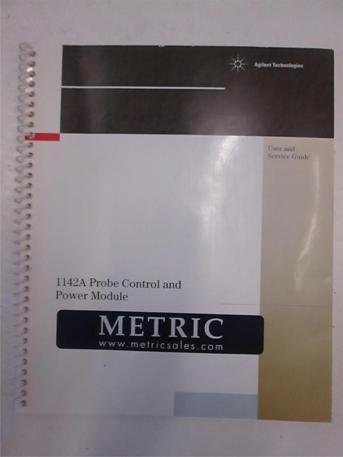 Used Agilent 1142A Probe Control and Power Module User and Service Guide, Used