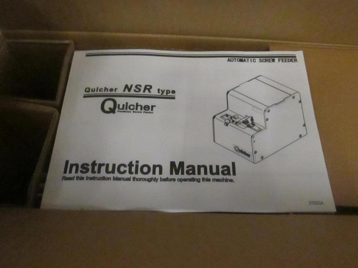 NSR Type Quicher, Automatic Precision Screw Feeder, New