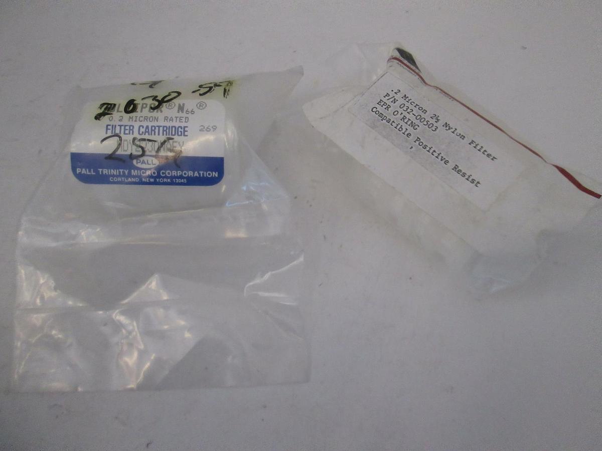 .2 Micron 2 1/2 Nylon Filter, EPR O ring Compatible Positive Resist, New