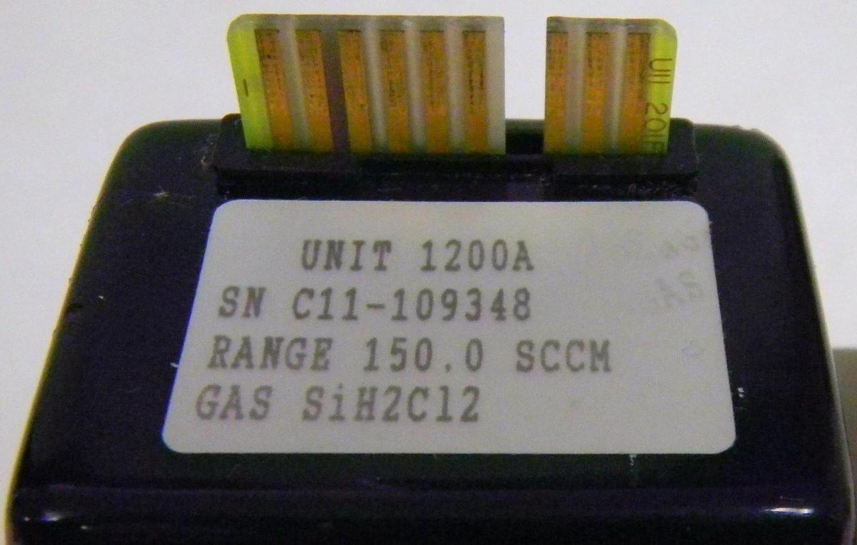 Used Unit UFC-1200A Mass Flow Controller, Gas- SiH2C12, Range- 150.0 SCCM, Used