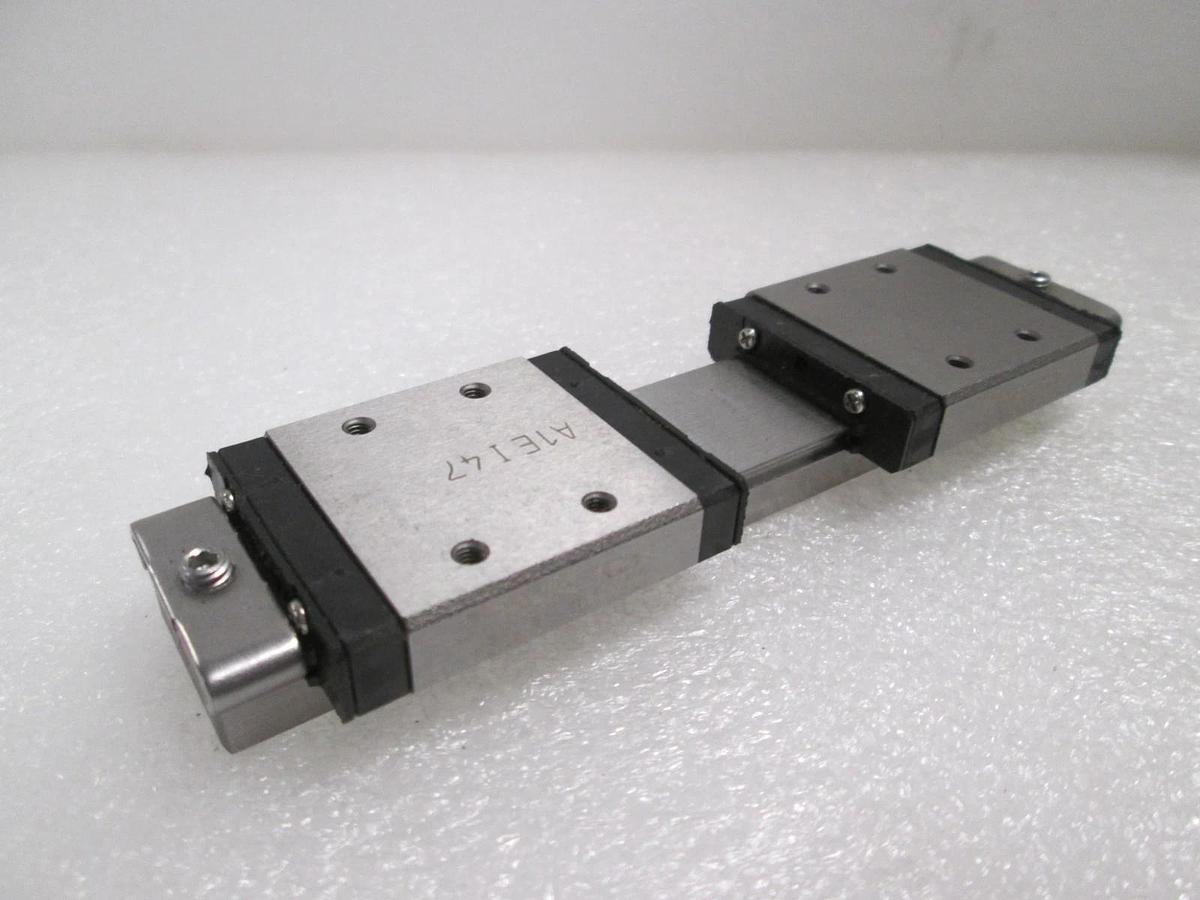THK, RSR 9WVM (2), Linear Bearing Guide Block w/ Guide Rail, New