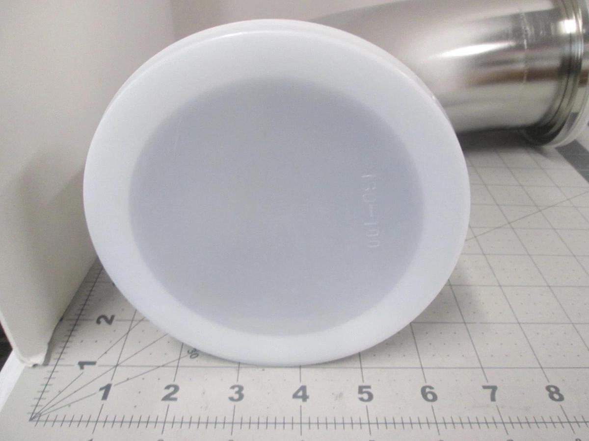Vacuum Elbow, 4" Foreline, SS, 90 DEG Angle, Approx. 7-1/4", New