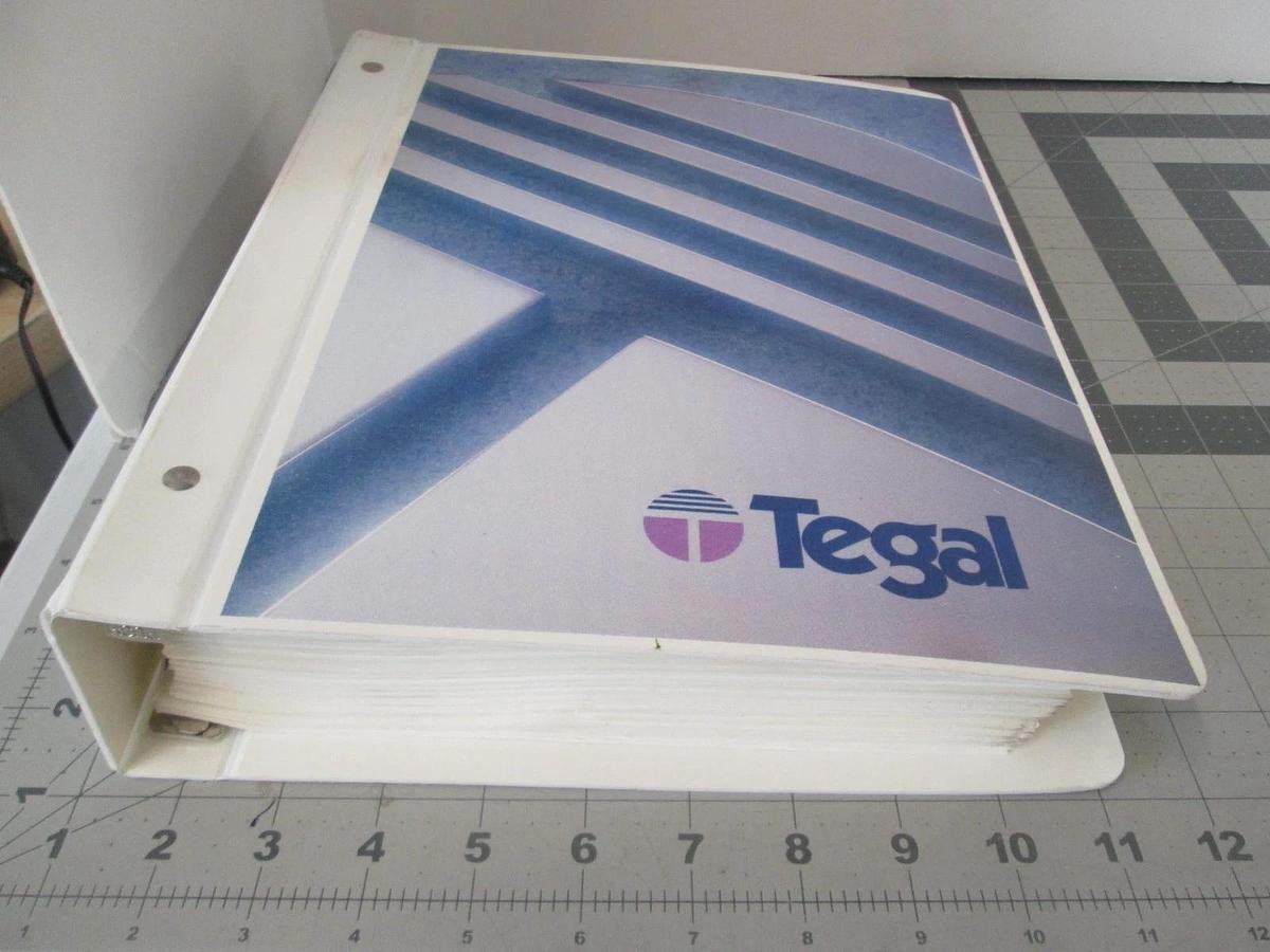 Used Tegal, 903e, Plasma Production Etcher, System Manual, Volume 1, Used